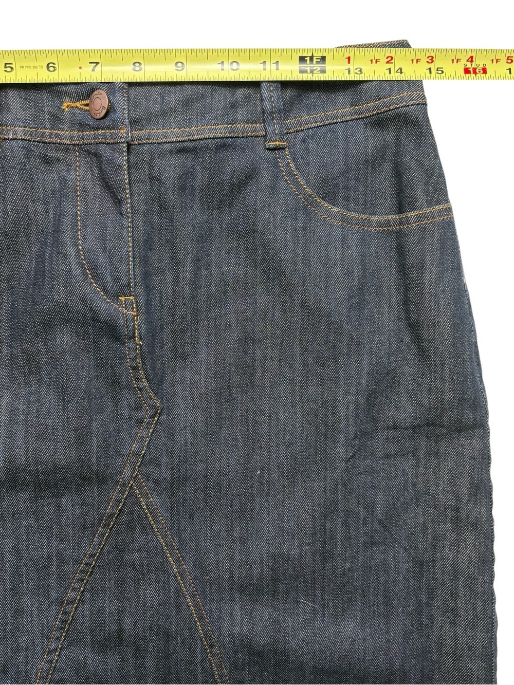 NWT Boden Dark Wash Denim A-Line Mini Skirt Size 6 WG371 - Picture 3 of 8